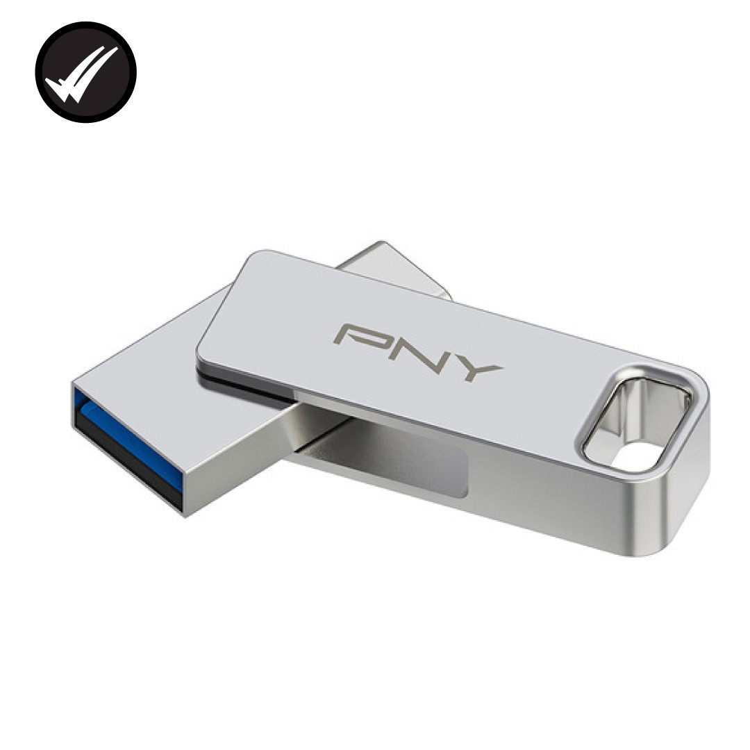 PNY DUO LINK 64GB USB 3.2 Type-C Dual Flash Drive