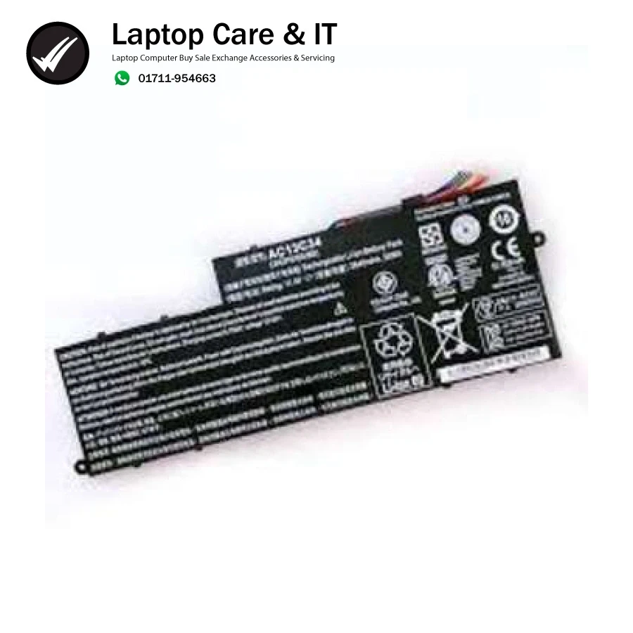 Acer Aspire V5-122P V5-132P E3-111 E3-112V E3-111-C0M6 E3-111-C0UM E3-111-C5AL ES1-111M MS237 3icp5/60/80 Kt.00303.005 (11.4V 30Wh/2640Mah) DGTEC New AC13C34 Laptop Battery for Acer Aspire V5-122P V5-
