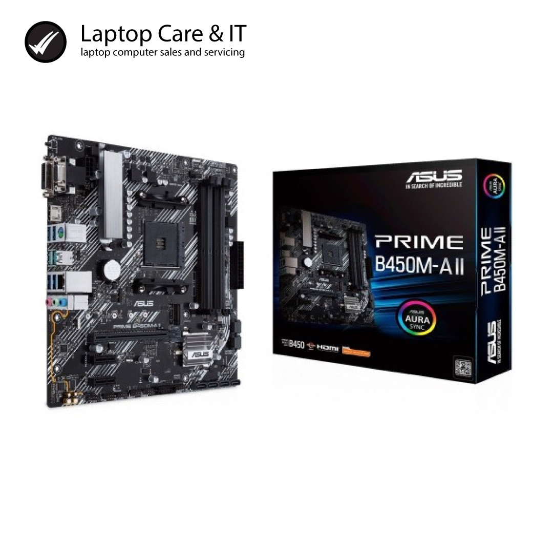 Asus Prime B450M-A II AM4 Micro-ATX AMD Motherboard