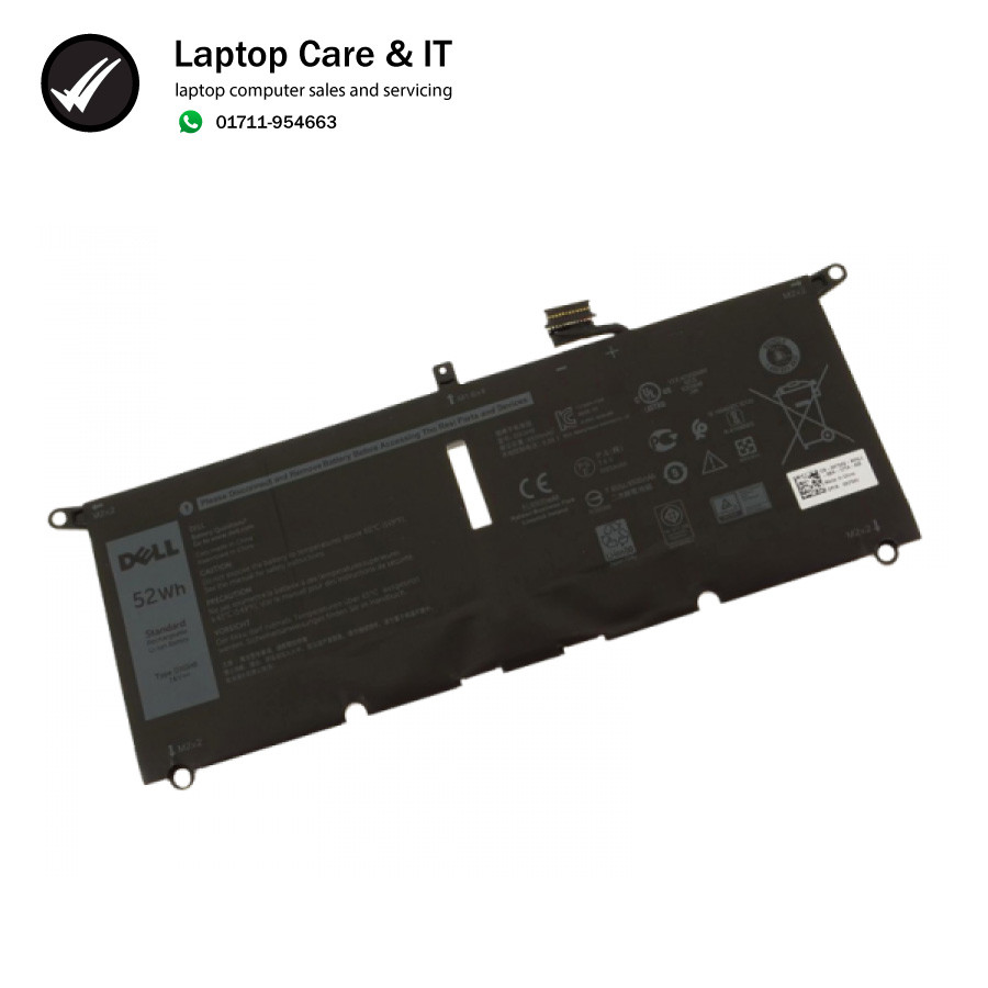 DELL P82G 0H754V DXGH8 XPS 13 9370 9380 FHD I5 13-9370-D1601S 13-9370-D1701G 13-9380 BATTERY ORIGINAL