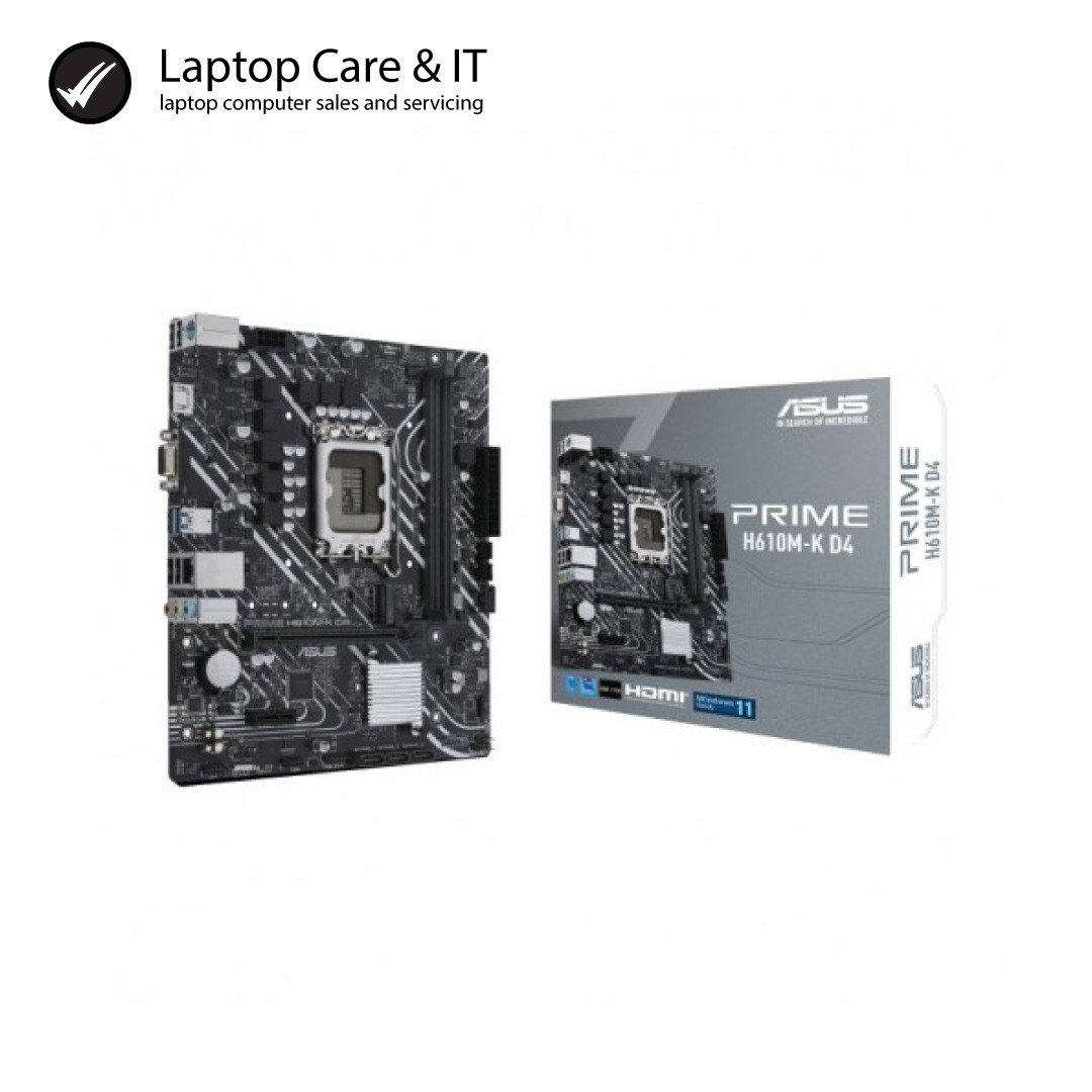 ASUS PRIME H610M-K D4 mATX Motherboard