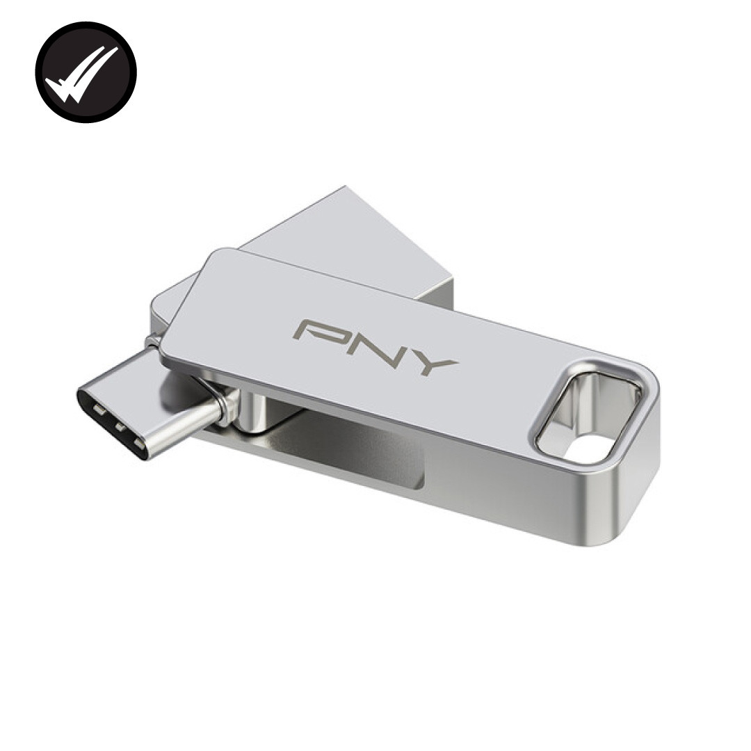 PNY DUO LINK 128GB USB 3.2 Type-C Dual Flash Drive