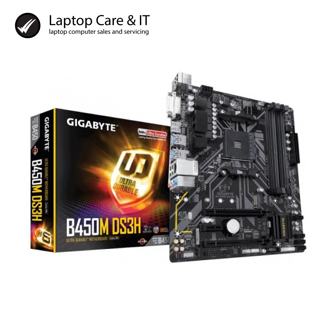 Gigabyte B450M DS3H AM4 AMD Micro ATX Motherboard